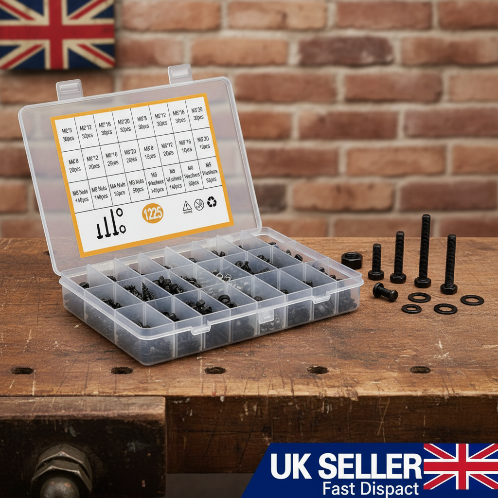 1225pcs Screws Kit - British Style Hero Shot