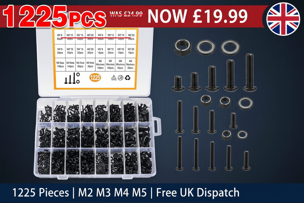 1225pcs Screws Kit Sale Banner