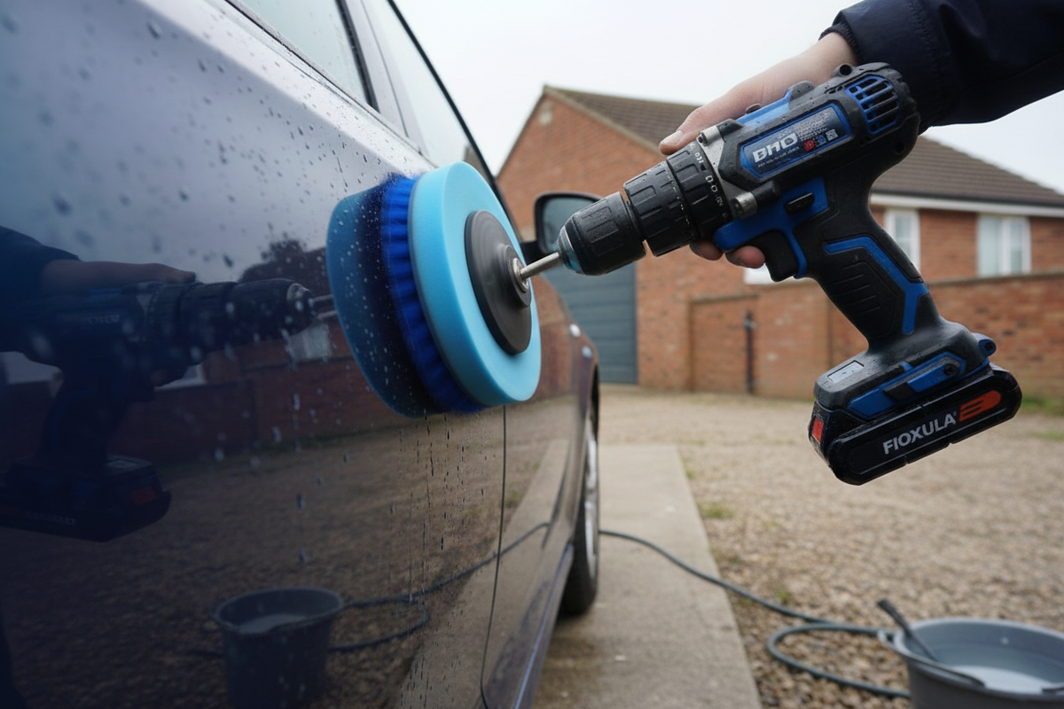 Drill Brush Polishing