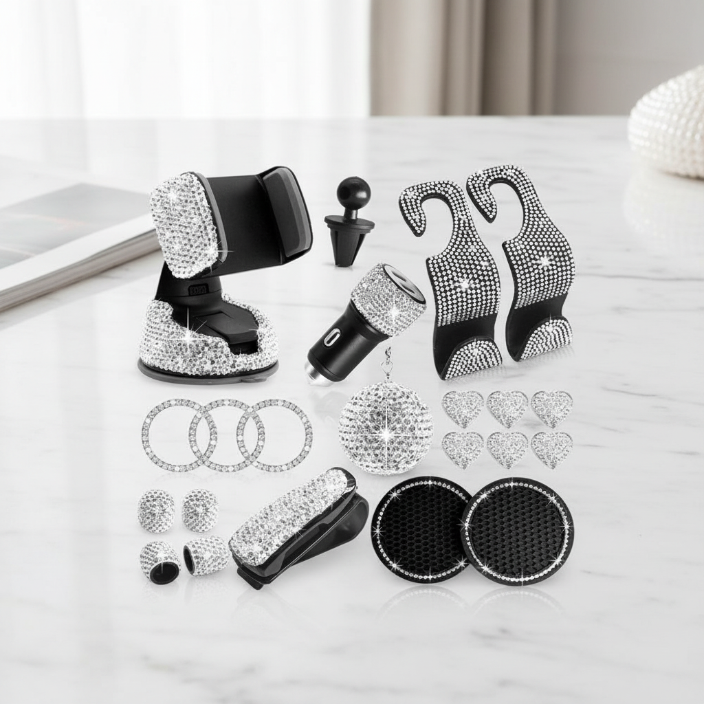 Silver Set Flat Lay