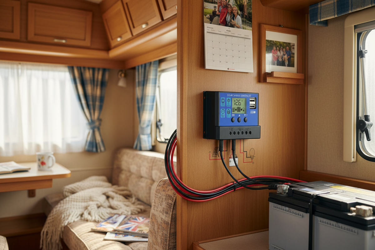 Solar Controller - UK Caravan Interior