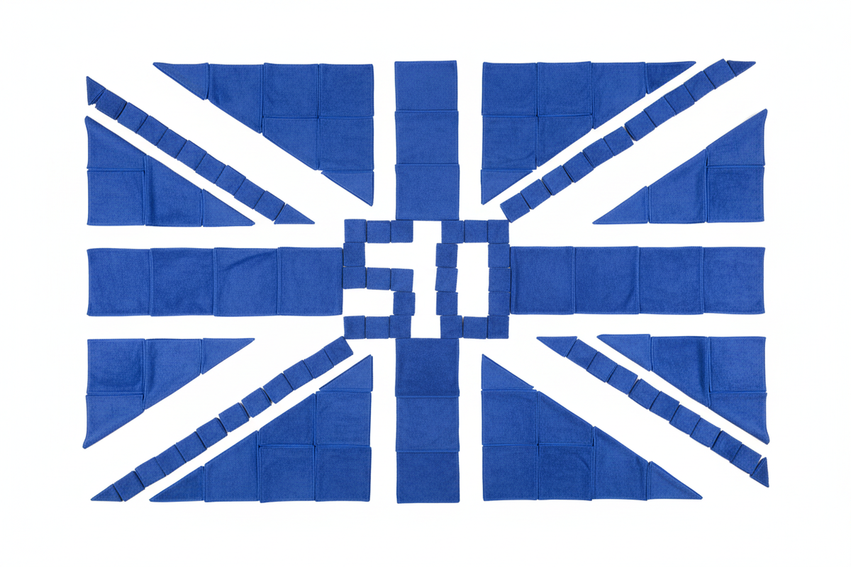 Union Jack Microfibre Cloths