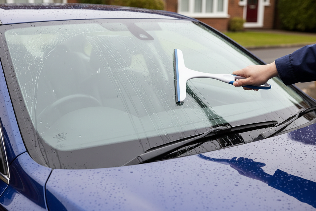 Window Wiper on Windscreen